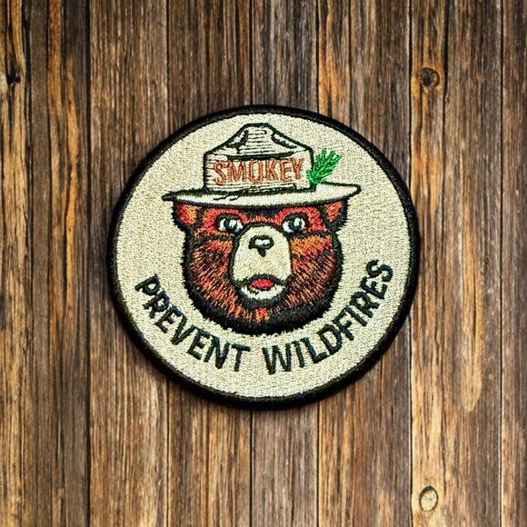 Other - Iron On Patch - Smokey The Bear 3” Wildland Firefighter Wildfire Forest Fires